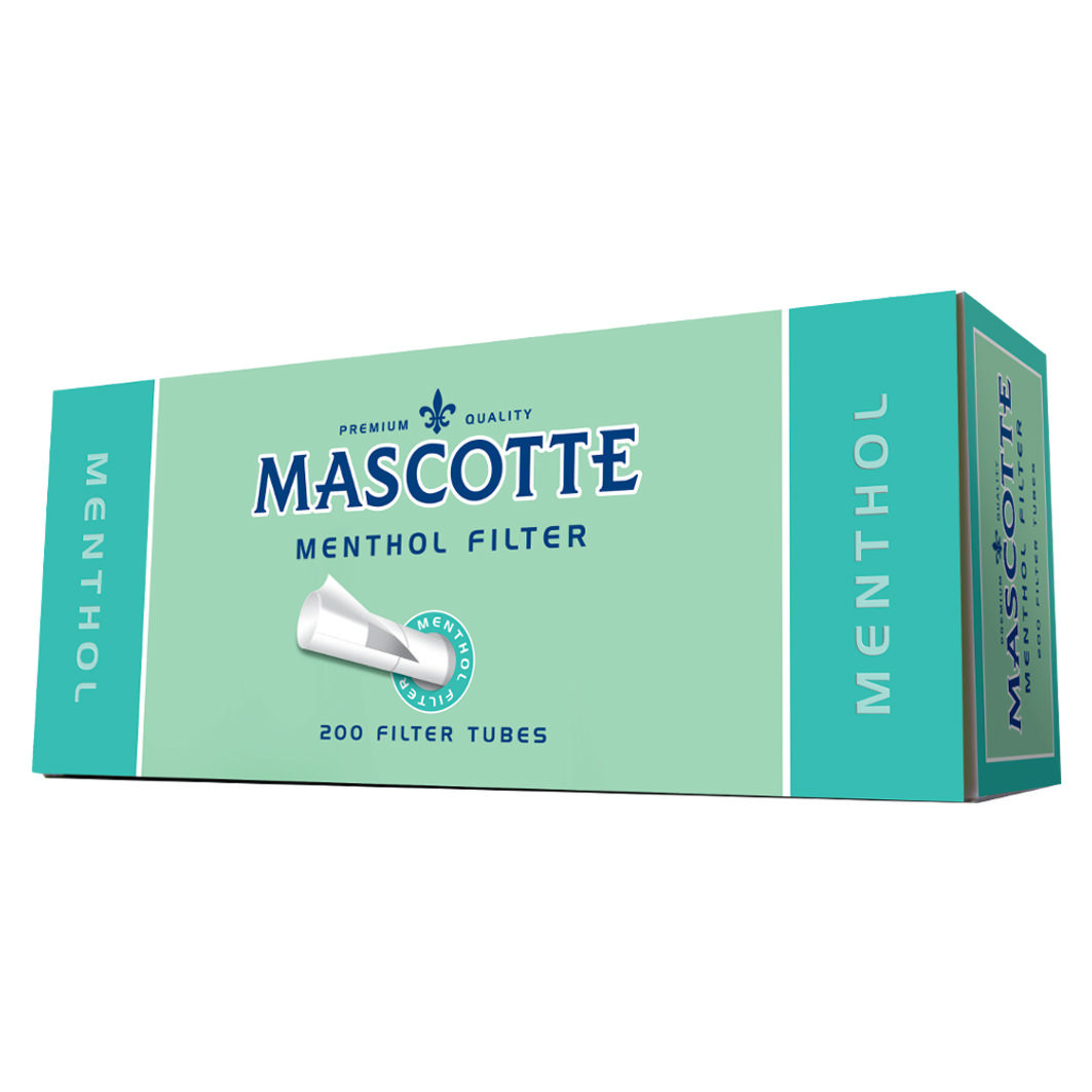 200 Mascotte Menthol Hülsen